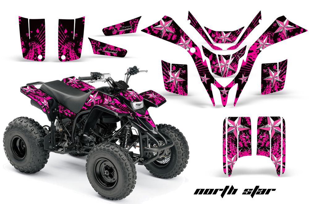 Yamaha Blaster Graphics Kit Northstar PinkChrome